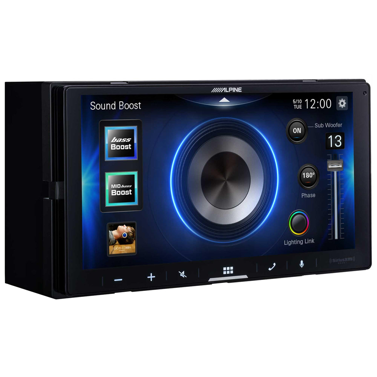 Alpine iLX-W670 13-band EQ and time correction for precise tuning