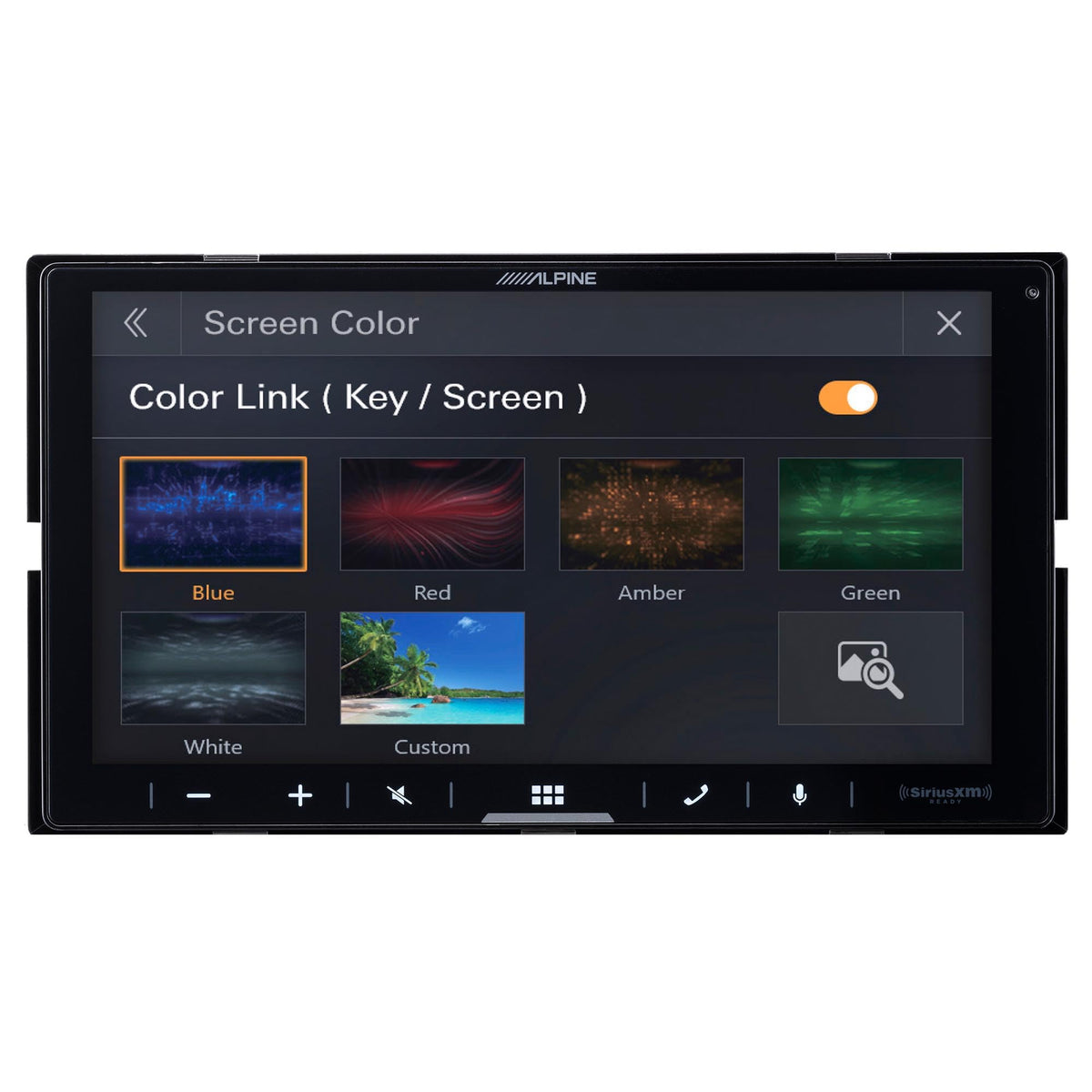 Alpine iLX-W670-M 6.75-inch touchscreen offers intuitive controls and customizable home screen on the dash.