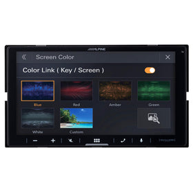Alpine iLX-W670-M 6.75-inch touchscreen offers intuitive controls and customizable home screen on the dash.