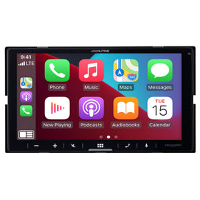 Alpine iLX-W670-M supports CarPlay and Android Auto for safer navigation and messaging on the road.