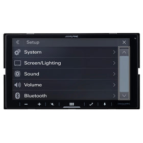 Alpine iLX-W770 installed in a double-DIN dash for a clean, integrated look