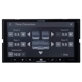 Alpine iLX-W770-M 6.75-inch display with vibrant visuals and customizable lighting