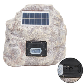 Alpine rock speaker solar on-off switch enables quick power control