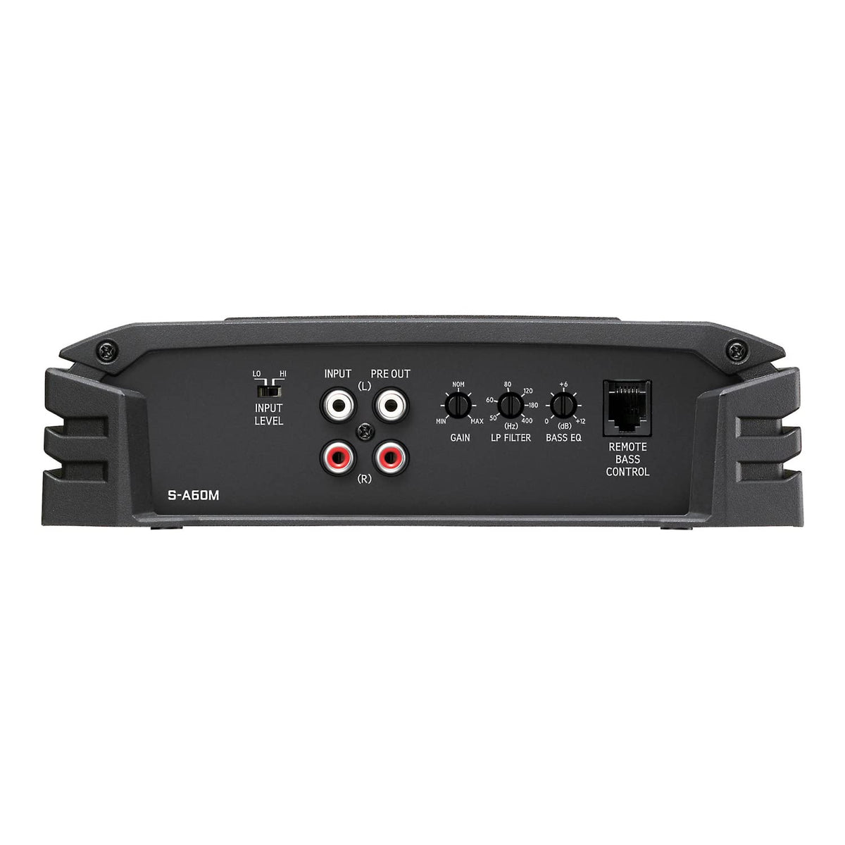 Installed under a car seat, Alpine S-A60M saves space while boosting bass