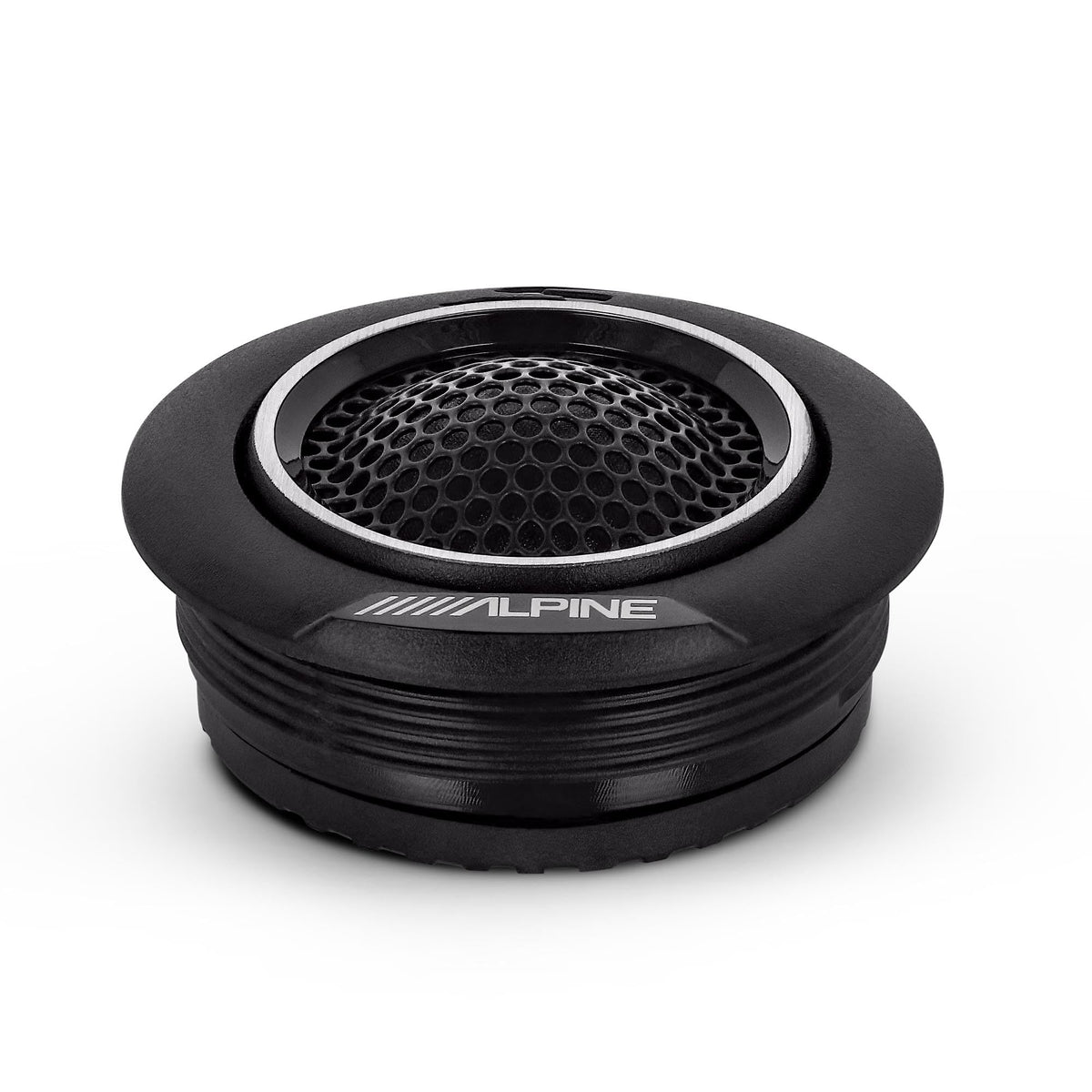 Alpine S-S10TW neodymium magnet closeup highlights strong, fast highs