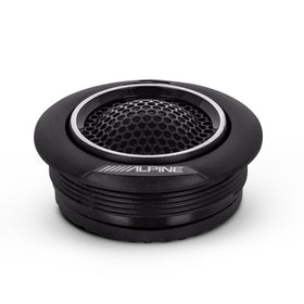 Alpine S-S10TW neodymium magnet closeup highlights strong, fast highs