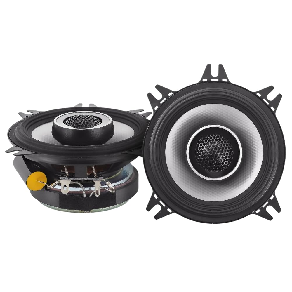 Alpine S2-S40 4-inch coaxial speaker with compact design for car installs