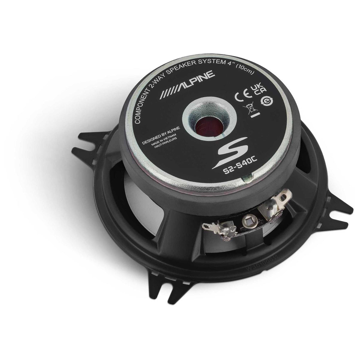 Alpine S2-S40C component assembly illustrating OEM-fit design.