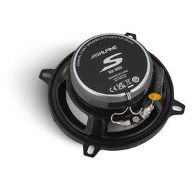 Alpine S2-S50 installed in car door demonstrating improved in-car audio performance