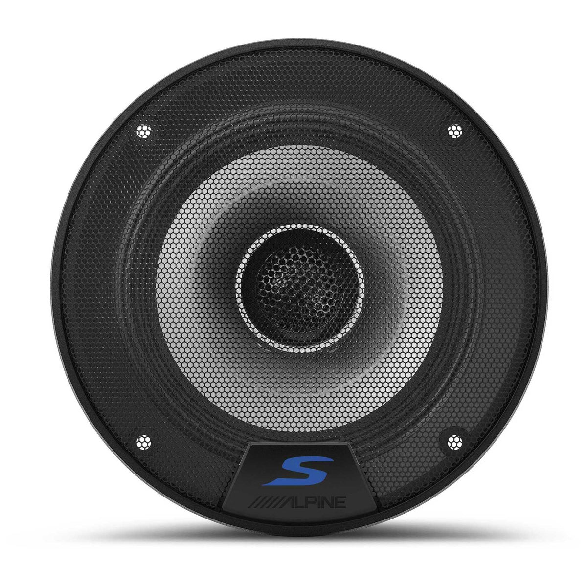 Alpine S2-S50 with KTE-S50G grille accessory showing protective finish and polished look