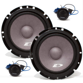 Alpine SXE-1751S front view showing speaker face and grille improving sound clarity