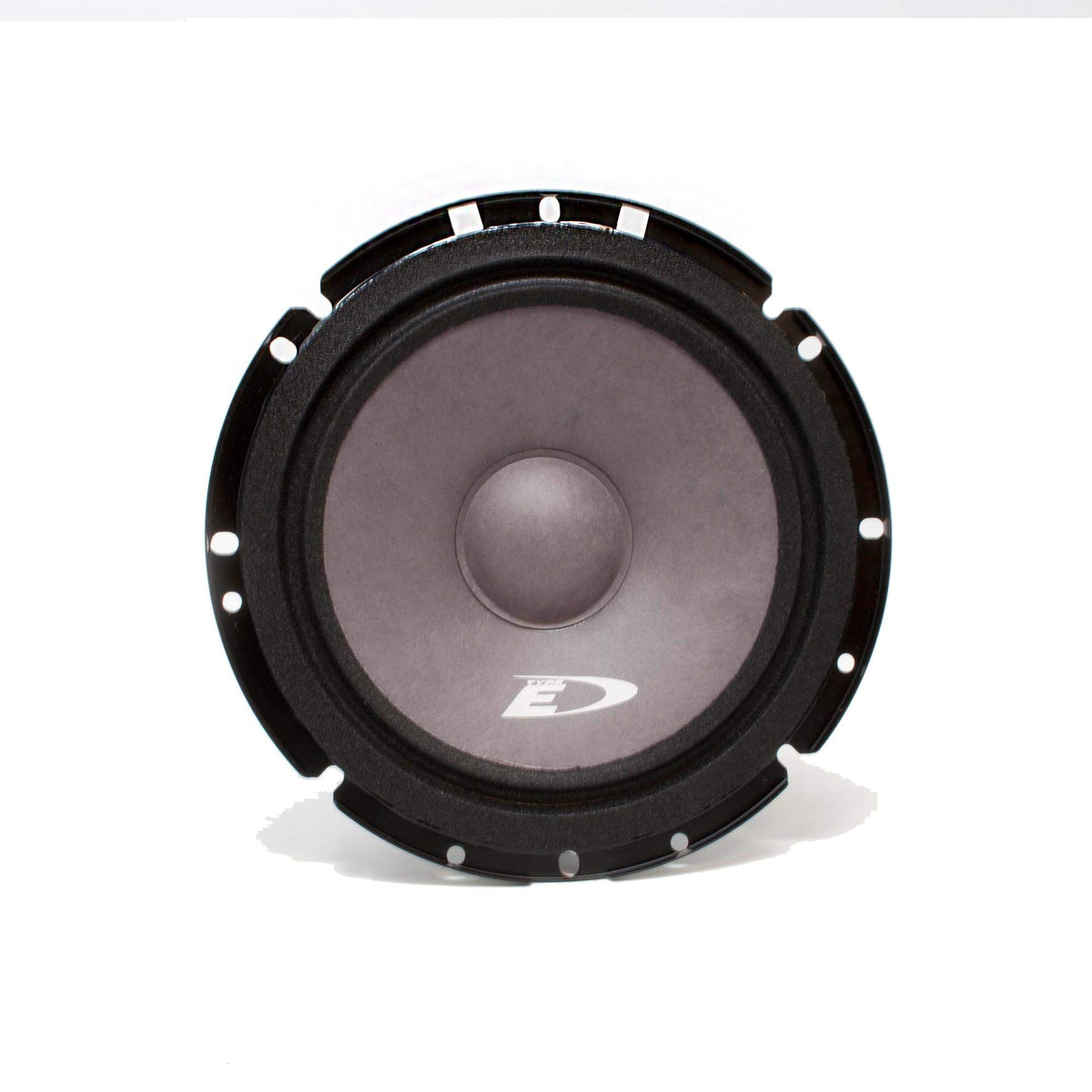 Alpine SXE-1751S woofer close-up with Kapton voice coil for thermal stability