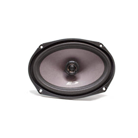 Alpine SXE-6926S woofer cone close-up highlighting long-fiber pulp for natural bass