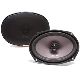 Alpine SXE-6926S front view showing speaker face and mounting holes for cleaner sound