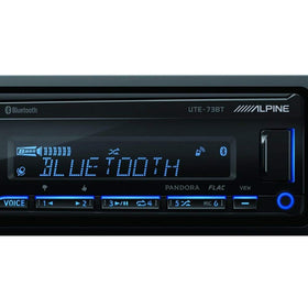 Alpine UTE-73BT Android AOA 2.0 and iPhone compatibility supports diverse devices.
