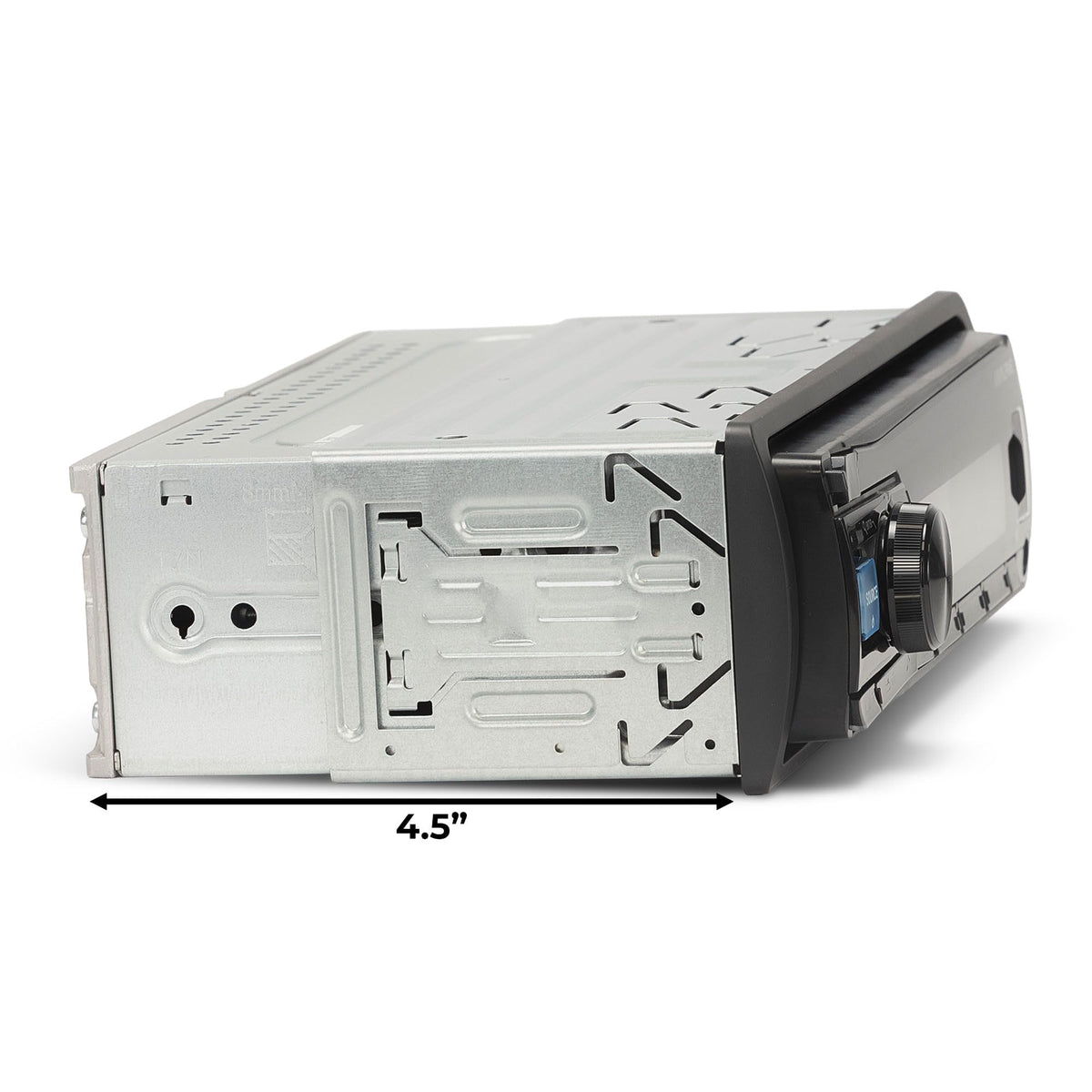 Alpine UTE-83BT three 4V pre-outs support external amplifier upgrades.