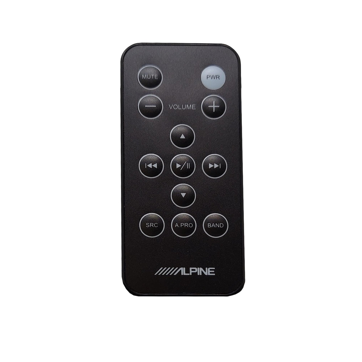 Alpine UTE-83BT RBDS display with RGB lighting for easy feedback.