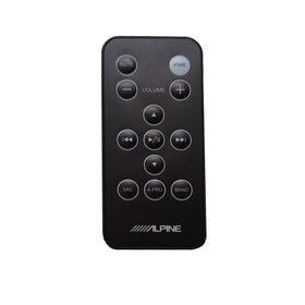 Alpine UTE-83BT RBDS display with RGB lighting for easy feedback.