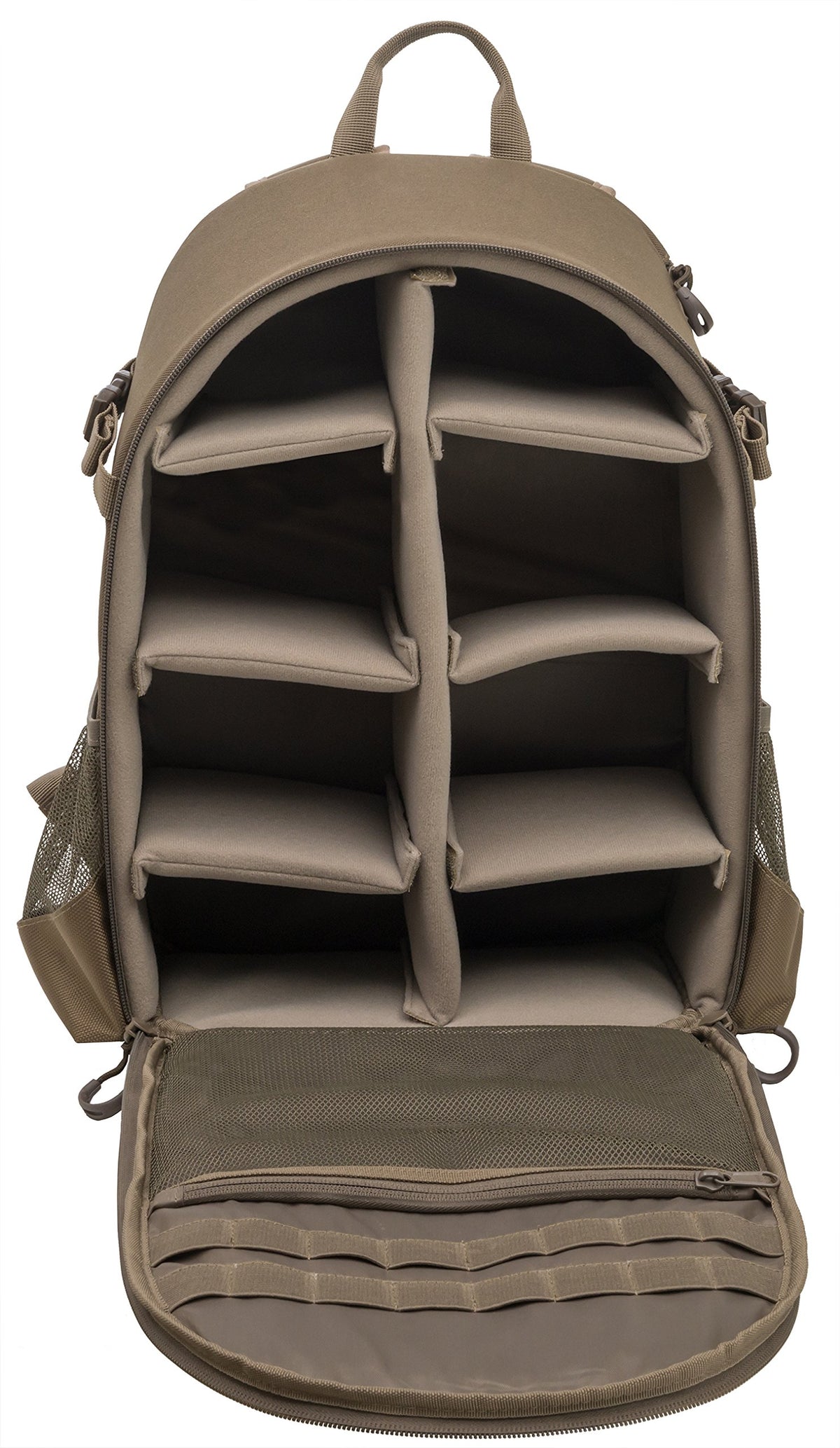 ALPS OutdoorZ Motive features full-length dual zippers for quick camera access.