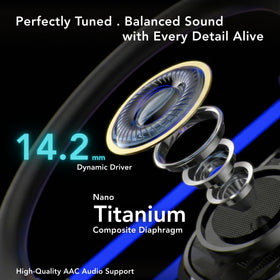 Alpsnd Joy touch control detail for easy playback and call management