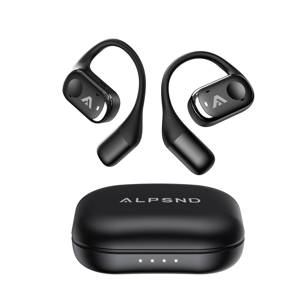 Alpsnd Joy front view showing earhooks and slim profile for comfortable wear