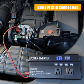 ALSO GO 1200W inverter LCD shows protection indicators