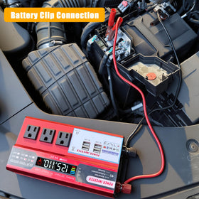 ALSO GO powering a laptop in a vehicle, convenient mobile workstation