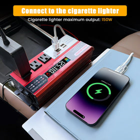 ALSO GO installed in car trunk powering devices, reliable on-road power