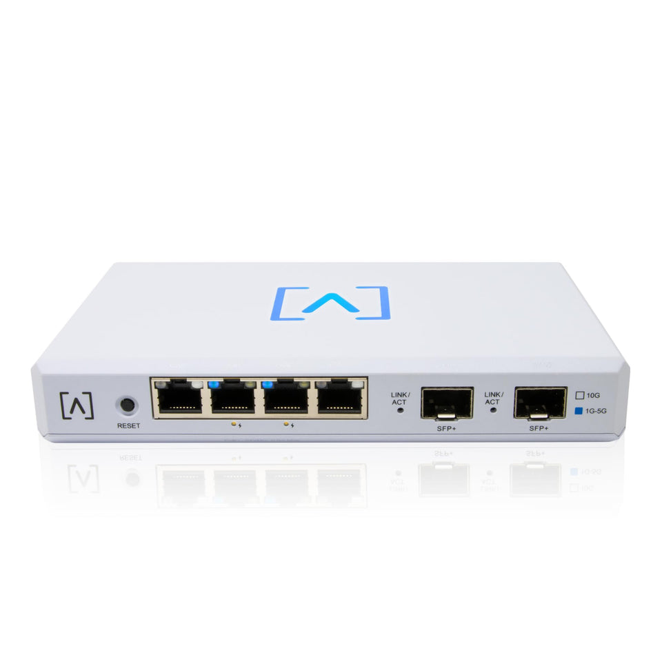 Alta Labs Route10 front panel shows ports and status for quick health checks.
