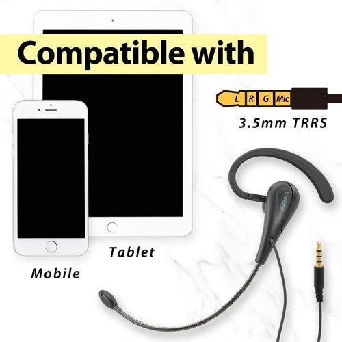 ALTEAM bendable boom arm mic allows precise mic placement for clear conversations