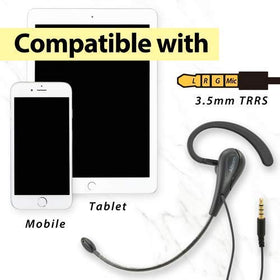 ALTEAM bendable boom arm mic allows precise mic placement for clear conversations
