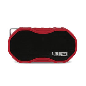 Altec Lansing Baby Boom red front view showing bold outdoor-ready design