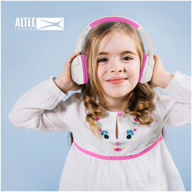 Altec Lansing ear cup closeup showing plush cushion for comfortable wear