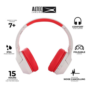 Altec Lansing folded compact profile demonstrating portability benefit