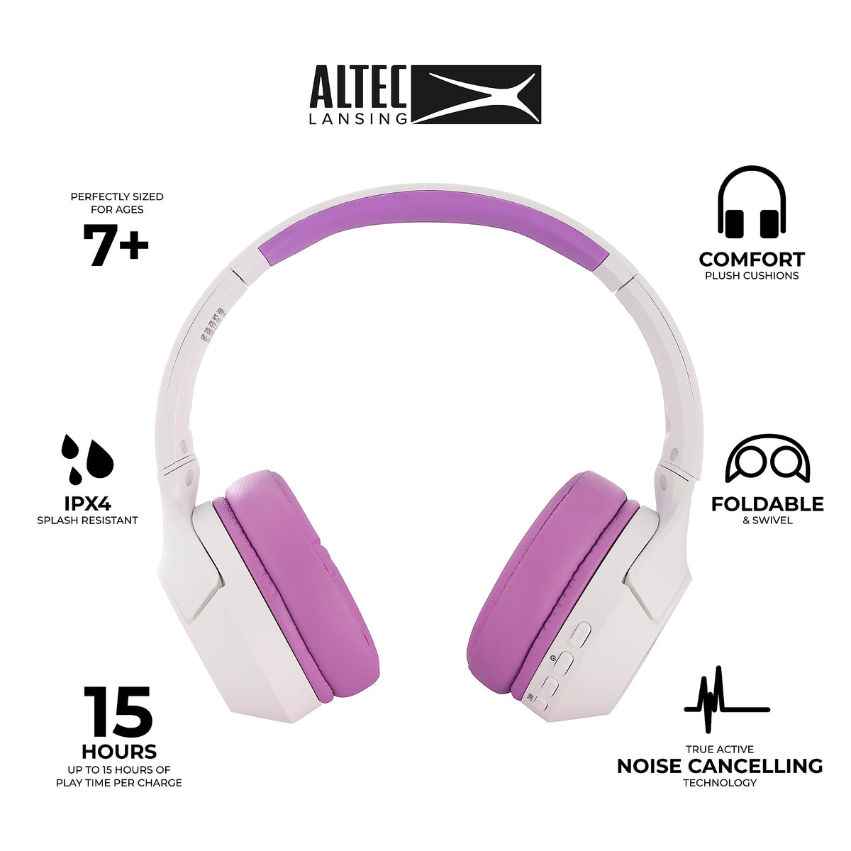 Altec Lansing folded compact view highlighting travel convenience