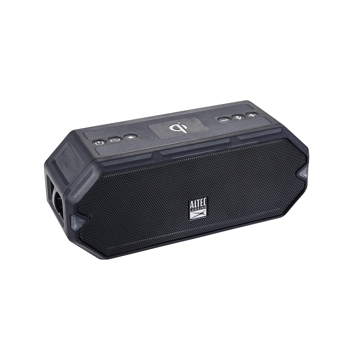 Altec Lansing side view exposing USB‑C port for fast recharging convenience