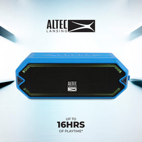 Altec Lansing HydraJolt LED lights illuminated creating party-friendly ambiance