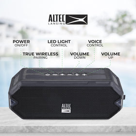Altec Lansing packaging with accessories, ready-to-use out of box