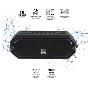 Altec Lansing rugged texture and shell, tough durable protection