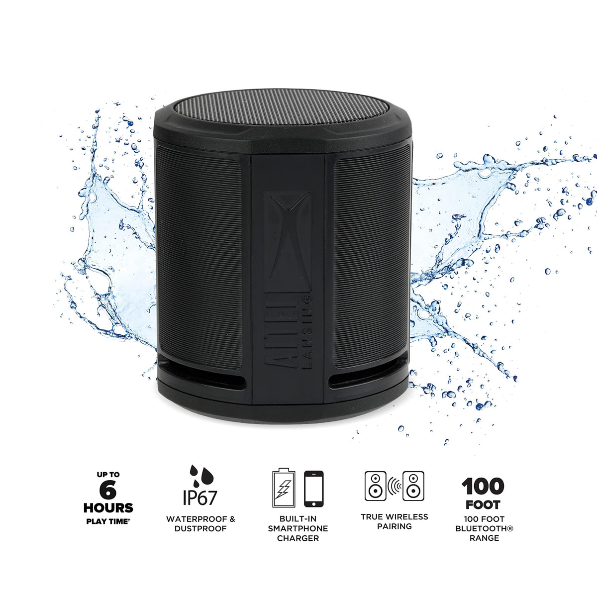 Altec Lansing HydraMicro 360-degree sound demonstrated for immersive outdoor listening