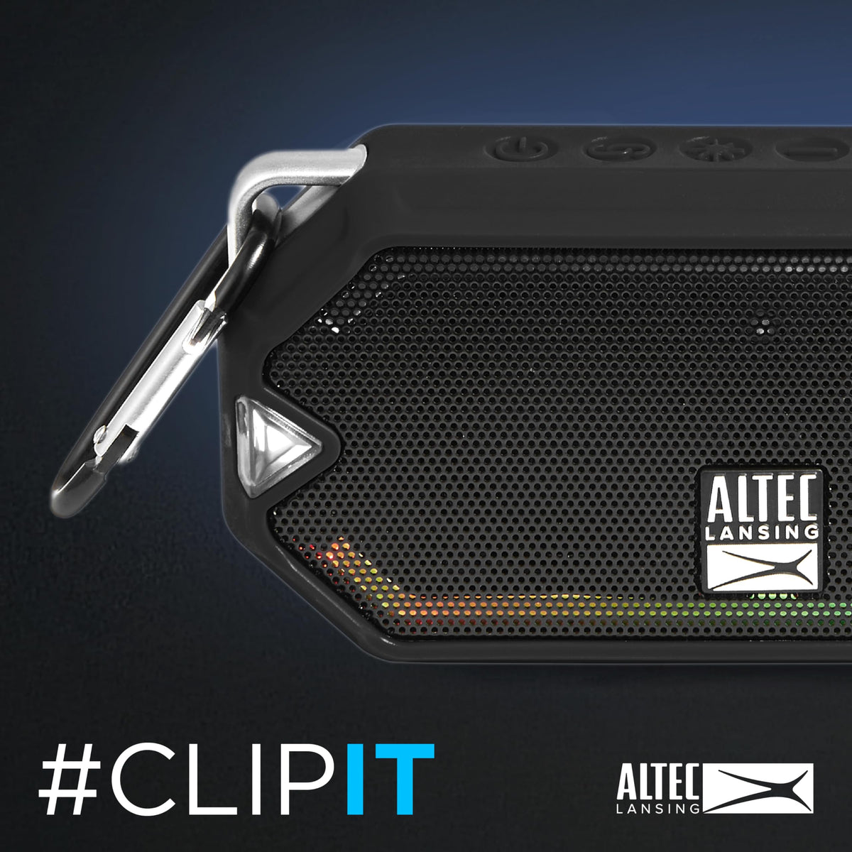 Altec Lansing HydraMini beach and outdoor use ready with rugged build.