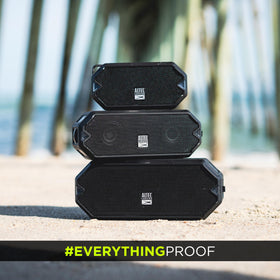 Altec Lansing HydraMini IP67 waterproof durability for all-weather adventures.