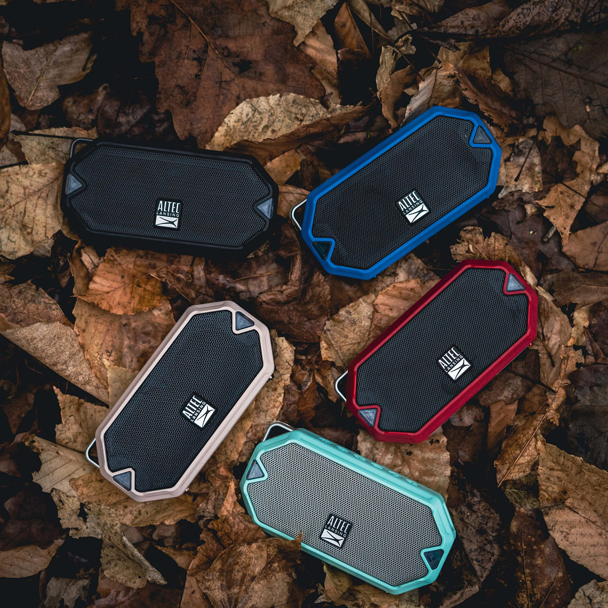 Altec Lansing HydraMini portable with carabiner enables clip-and-go use