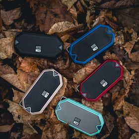 Altec Lansing HydraMini portable with carabiner enables clip-and-go use