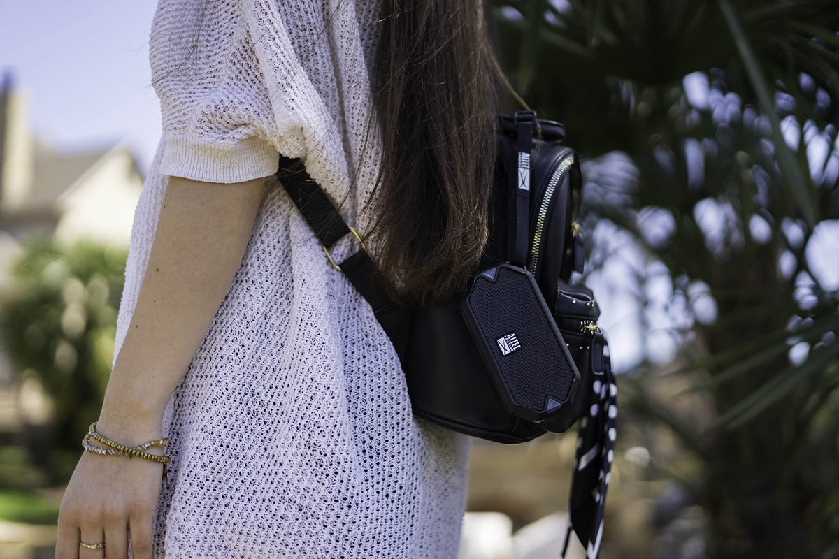 Altec Lansing HydraMini waterproof durability demonstrating weather-ready resilience