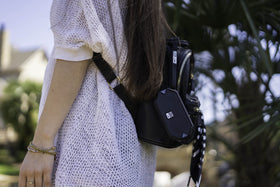 Altec Lansing HydraMini waterproof durability demonstrating weather-ready resilience