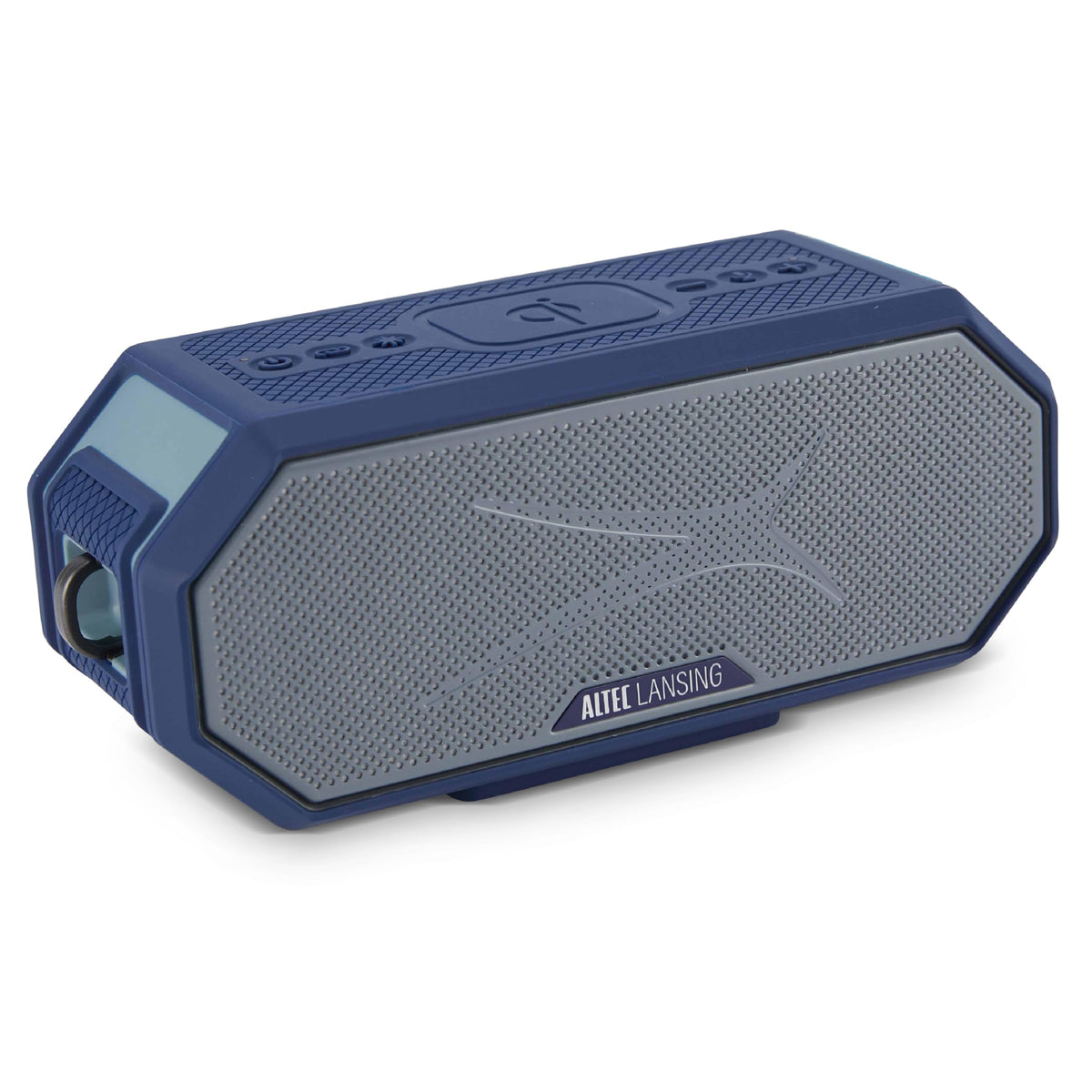 Altec Lansing HYDRABLAST 2.0 magnet mount on metal surface for versatile placement