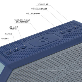 Magnetic attachment to metal surfaces enables flexible placement
