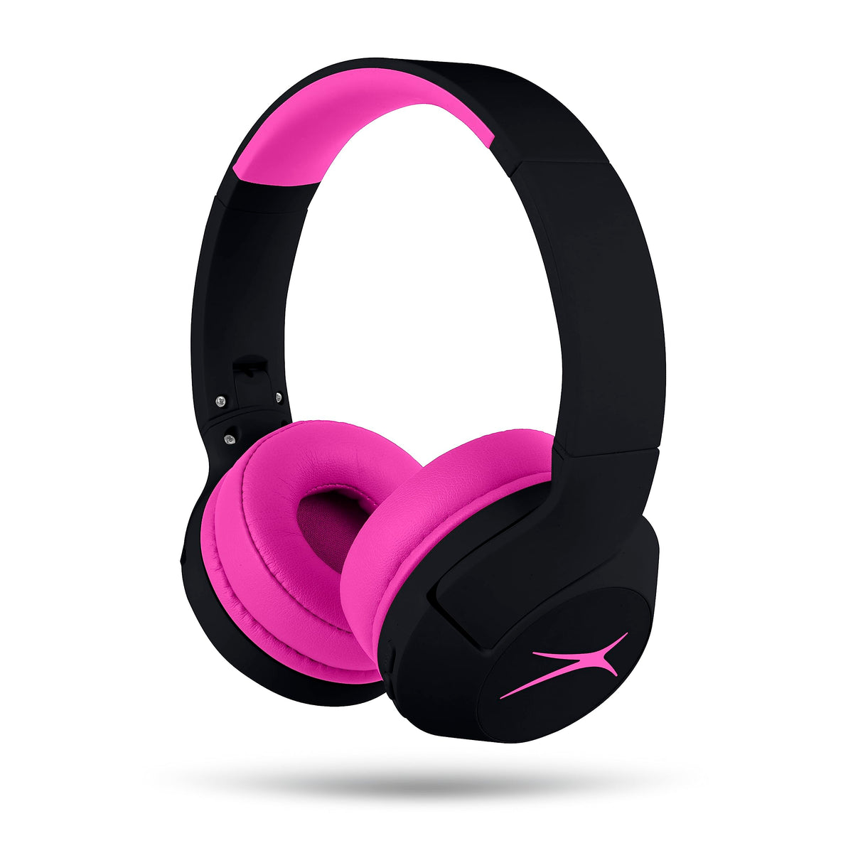 Altec Lansing kid-safe ANC headphones folded for travel, easy to carry in a backpack