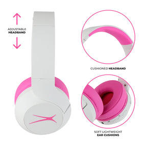 Altec Lansing label showing controls and ports for easy operation